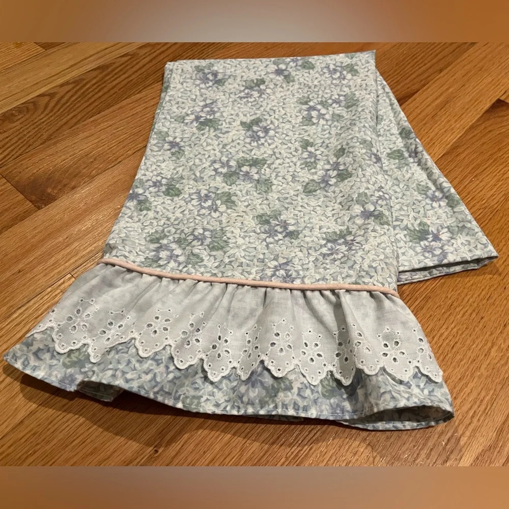 Vintage Jessica McClintock Ruffled Pillow Sham